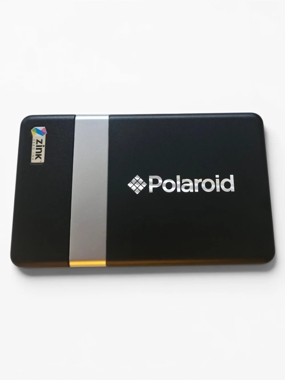 Polaroid Portable Photo Printer in Black with Silver Accent